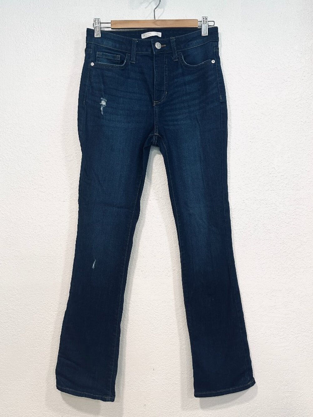 Lauren Conrad Bootcut Jeans Slight Distressed Indigo Stretch Denim 28x31 Size 8